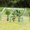 Green Outdoor Waterproof Portable Plant Greenhouse with 2 Clear Zippered Windows